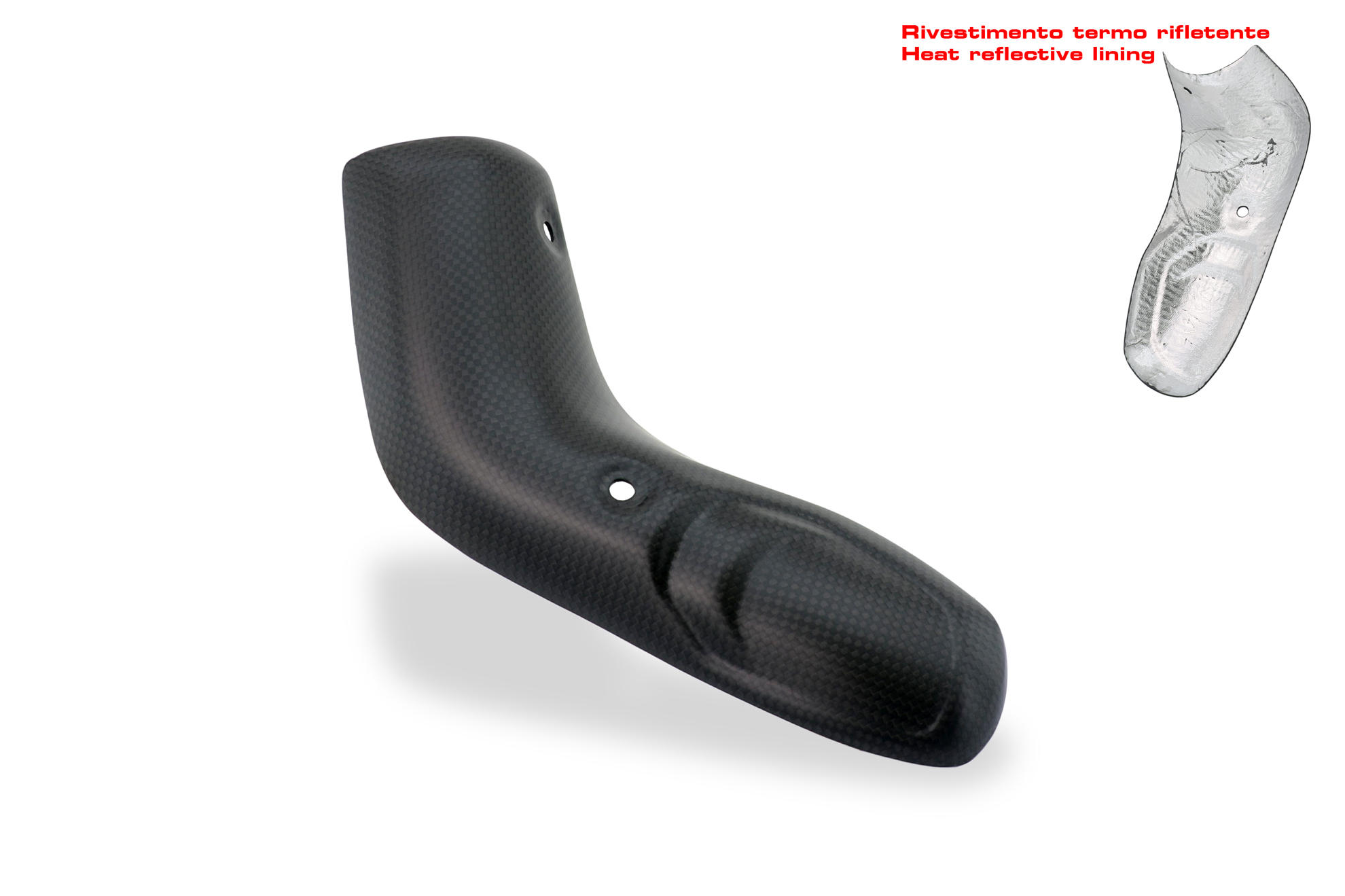 CNC Racing Carbon Fiber Lower Exhaust Pipe Guard for Ducati Multistrada V4 (OE Header and Slip-ons) CNC Racing Carbon Fiber Lower Exhaust Pipe Guard for Ducati Multistrada V4 (OE Header and Slip-ons)